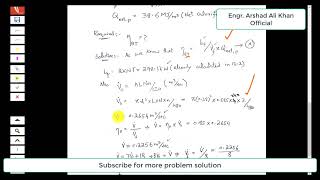 Problem 133To calculate Brake Thermal Efficiency of 4stroke engine having 2cylindersMcConkey [upl. by Lanctot]