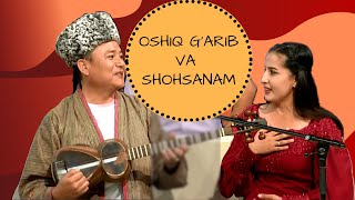 quotOshiq Garib va Shohsanamquot dostonidan duet Feruz Baxshi  Zaynabxon xolpa xalpa uzbek tiktokuz [upl. by Ynamrej]