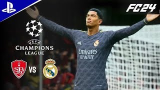 FC 25  Stade Brest vs Real Madrid  UCL Groupsfase [upl. by Peednas]