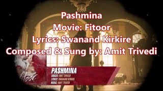 Pashmina Lyrics amp Meaning  Fitoor [upl. by Swirsky]