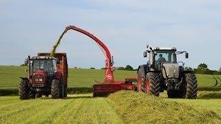 Fendt 936 amp JFStoll 1460 Trailed Forager [upl. by Gambell61]