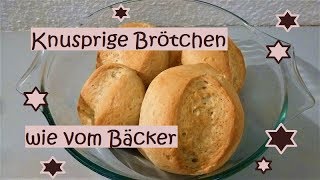 Mega knusprige BrötchenSchrippenWecken wie vom Bäcker Crispy rolls [upl. by Lotte]