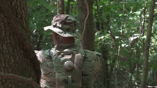 US Air Force Security Forces Cops of the Tennessee Air National Guard Conduct Practice SERE Skills [upl. by Lillian]