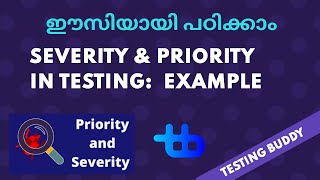 Severity amp Priority in Software Testing  Severity amp Priority in malayalam  technet bytes [upl. by Noirret]