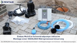 Einbau Pumpe und Montage HighLogo Mikroprozessorsteuerung [upl. by Serge]