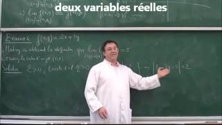 EPST ANNABA COURS ANALYSE 1ERE ANNEE  CHAPITRE 9 FONCTIONS DE PLUSIEURS VARIABLES 210 [upl. by Gehlbach]