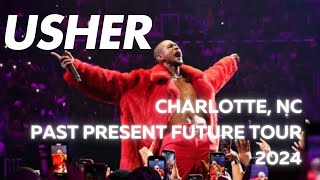 USHERPast Present amp Future TourCharlotte NC Highlight ClipsLower 200 Level Seating [upl. by Odelle]