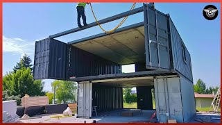 Transforming A Shipping Containers into Ecofriendly Dream Home [upl. by Hilly]