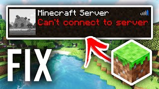 How To Fix Cant Connect To Server On Minecraft  Full Guide [upl. by Wolfe]