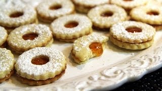 Cookies with Apricot Jam Sablés à la Confiture Recipe  CookingWithAlia  Episode 194 [upl. by Ennirroc]