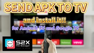 Transfer and install APK to Android TVFire stickMI stickGoogle TVNvidia Shield [upl. by Aile]