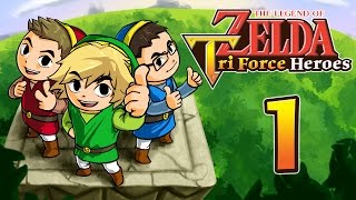 Lets Play Together Zelda Tri Force Heroes GermanBlind1  Textilias verfluchtes Gewand [upl. by Ybeloc337]