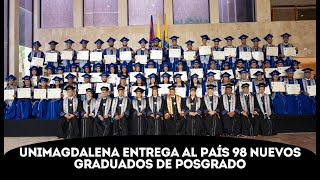 Graduados 98 nuevos líderes del territorio formados en el Centro de Posgrados UNIMAGDALENA [upl. by Davena43]