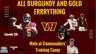 Wole at Commanders Training Camp [upl. by Nashner]