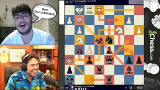 He Plays Really AMAZING Chess GM Alireza Firouzja vs GM Hikaru Nakamura [upl. by Weidner]