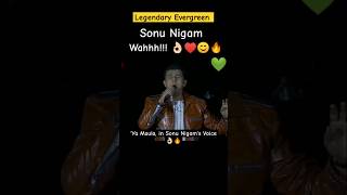 Sonu Nigam Peak Level of Singing 🔥🔥🔥 sonunigamsongs sonunigam shorts singing bollywood [upl. by Ahseenak]