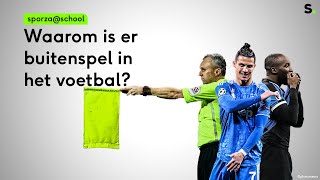 Waarom is er buitenspel in het voetbal  Sporza  school 14 [upl. by Torey]