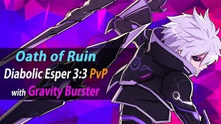 Elsword KR Diabolic Esper 3v3 PvPArena [upl. by Nikal]