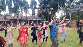 Uttan Pege Meghe Megheউত্তন পেগে মেঘে মেঘেChildren’s Dance ClassesChakma DanceUJS [upl. by Annenn]