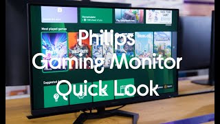 PHILIPS Evnia Quad HD 27quot VA LCD Gaming Monitor  Quick Look [upl. by Oderfla858]