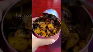 Today’s lunch box recipe Sambar sadam with potato fry amp kovakkai poriyal shortsfeed lunchideas [upl. by Ycnan106]