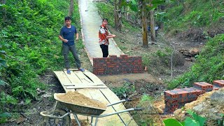 TIMELAPSE 30 Day  Construction of a solid bridge begins before the rainy season [upl. by Enilemme]