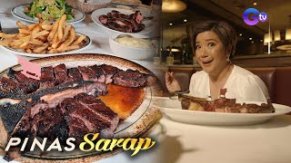 7000 pesos na steak gaano kaya kasarap  Pinas Sarap [upl. by Joann619]