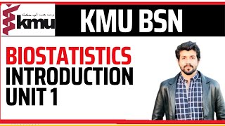 BIOSTATISTICS  Unit 1  BSN  KMU  6th SEM [upl. by Elyrad441]