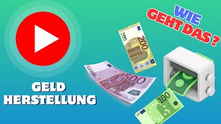 Wie funktioniert die GELD HERSTELLUNG [upl. by Ehcrop773]