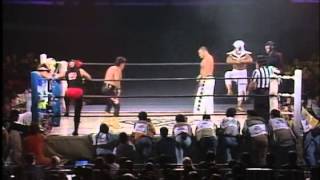 Sasuke Togo amp Shiryu vs Delfin Shinzaki amp Naniwa  AJW 19941120 [upl. by Samira]