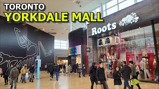 4K 🇨🇦 Yorkdale Shopping Centre Mall  Walking Tour  Luxury Mall in Toronto Ontario Canada [upl. by Alyhs]