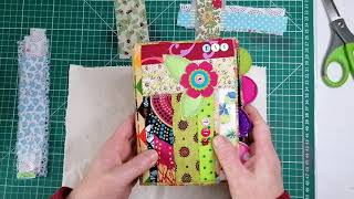 Needle book Tutorial  part 1  make the cover [upl. by Reese]