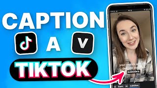 How to Add TikTok Captions  VEED Captions App [upl. by Bradman]