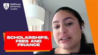 Scholarships Fees and Finance for International Students at Middlesex University [upl. by Deyes]