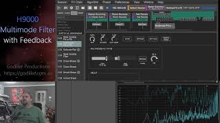 H9000 Multimode Filter with Feedback Demo [upl. by Gaudette]