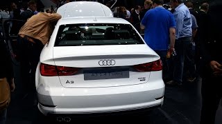 Audi A3 14 T ultra 2015 Walkaround at the IAA 2015 in Frankfurt Germany [upl. by Nnylekoorb]