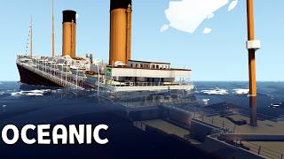 RMS Oceanic VS Sea Mines ◉ Stormworks Build and Rescue [upl. by Nirtak]