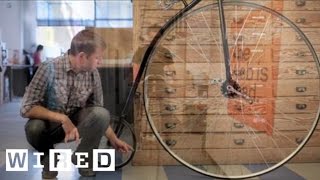 Most Dangerous Object in the Office Superior Hiwheel Bicycle  Wired [upl. by Gemoets]