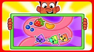 Who Left the Poo Poo 🥝 🍎🍓 Dont Put Toys in the Potty 🚫 Learn Healthy Habits for Kids [upl. by Elyak]