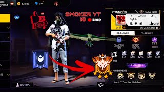 Smoker Yt Is Live Rank Push Gold To Grandmaster garenafreefire garenaytlive tondegamer smokeryt [upl. by Htebzil]