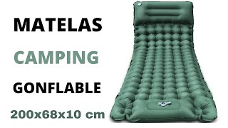 Présentation Matelas Gonflable pour Camping Bivouac [upl. by Robet]