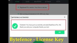 ByteFence Anti Malware Activation Key  Activate ByteFence Pro with License Key [upl. by Sumetra]