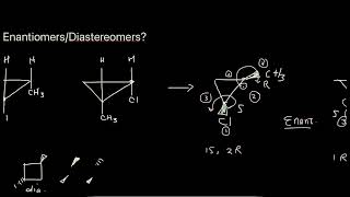 Enantiomers or Diastereomers  CYCLIC  Organic Chemistry [upl. by Esinal]