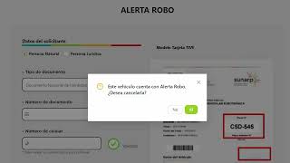 ¿Cómo cancelar una Alerta Robo [upl. by Yrahca]