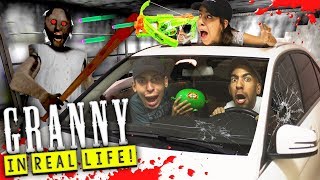 Granny Horror Game in Real Life NEW UPDATE GARAGE AND CAR [upl. by Chin7]