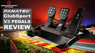 Fanatec  ClubSport Pedal V3  Review [upl. by Enitsej]