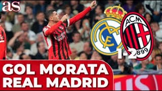 GOL de MORATA REAL MADRID 1  AC MILÁN 2  AUDIO CARRUSEL [upl. by Atinahs]