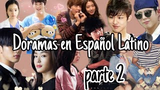 Doramas en AUDIO LATINO transmitidos por TV  parte 2 ♡ [upl. by Airotkiv157]