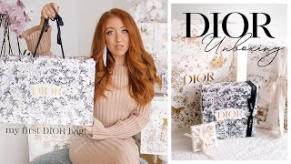 DIOR LUXURY UNBOXING HAUL ⭐️ My First Dior Bag  Dior Beauty Jewelry amp Accessories ✨ [upl. by Okkin]