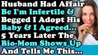 Husband Had Affair Bc Im Infertile amp Begs I Adopt His Baby amp I Agree 5 Years Later Bio Mom [upl. by Aidam]